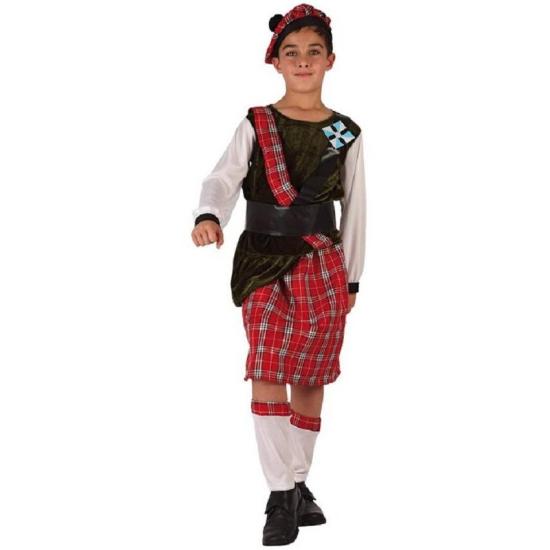 Disfraz Escoces Feliz niño