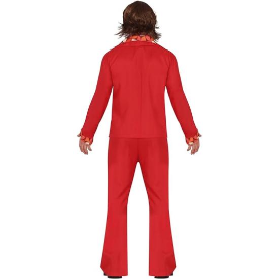 Disfraz Estrella Disco Rojo Hombre