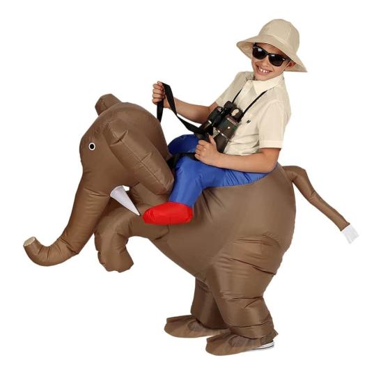 Disfraz Explorador sobre Elefante infantil