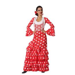 Disfraz Flamenca Rojo Alvero para adulta