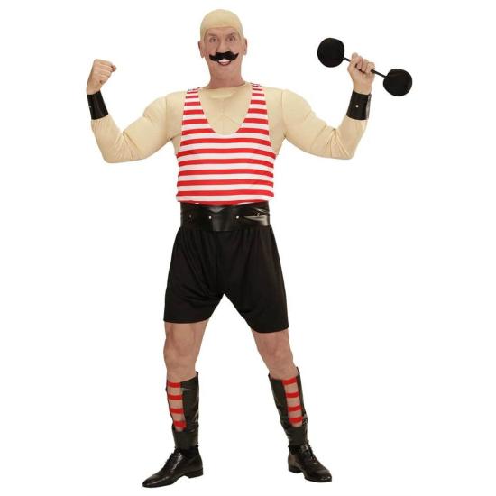 Disfraz Forzudo de Circo Lujo adulto