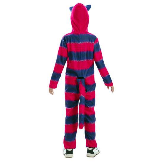 Disfraz Gato de Cheshire infantil unisex – Mono con capucha