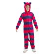 Disfraz Gato de Cheshire infantil unisex – Mono con capucha