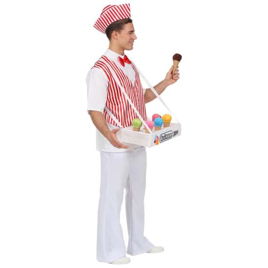Disfraz de Heladero años 50 talla adulto