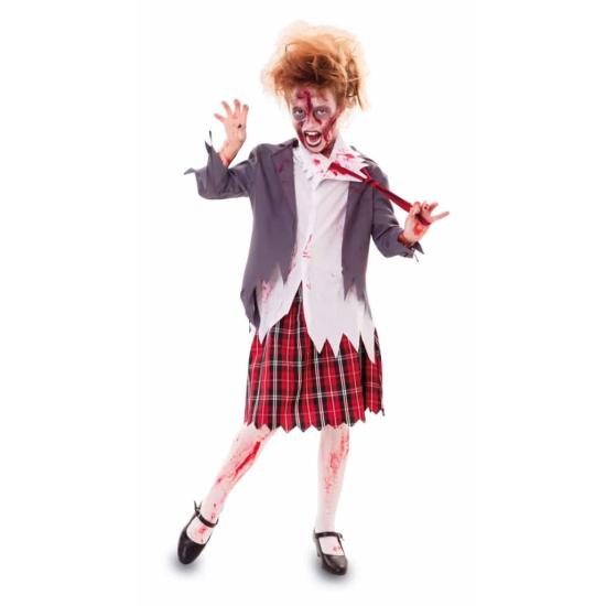 Disfraz Colegiala Zombie.niña