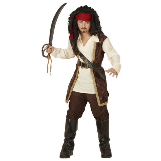 Disfraz Jack Sparrow Piratas Caribe talla infantil