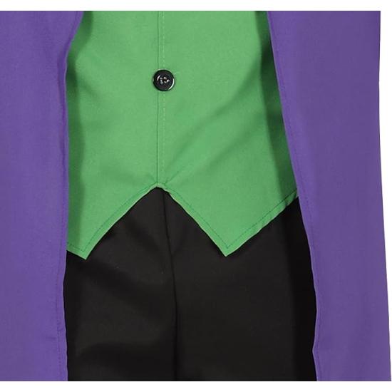 Disfraz Joker para adulto – Gabardina, Chaleco, Corbata y Camisa