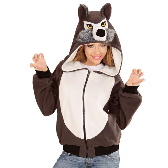 Disfraz Lobo Sudadera con Capucha Unisex