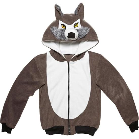 Disfraz Lobo Sudadera con Capucha Unisex