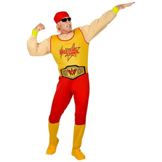Disfraz Luchador Wrestling Hulk Hogan talla adulto