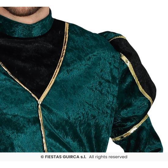 Disfraz Paje Verde Navidad para adultos