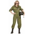 Disfraz Piloto de Combate Instructora Top Gun para Mujer