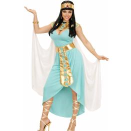 Disfraz  Princesa Egipcia del Nilo azul mujer
