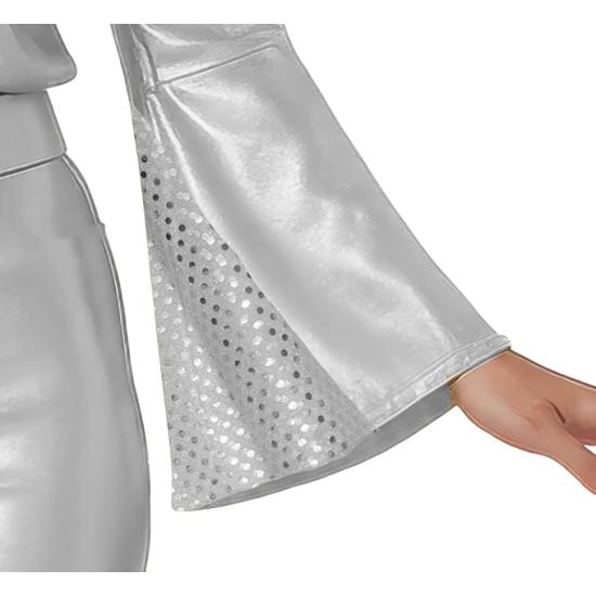 Disfraz Silver Disco para Mujer