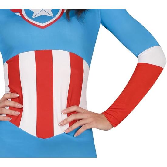 Disfraz  Superheroína Capitán América adulta