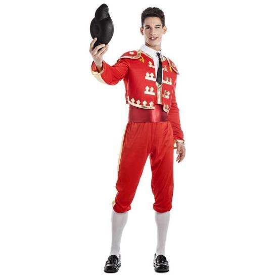 Disfraz Torero Rojo Traje de Luces para adulto