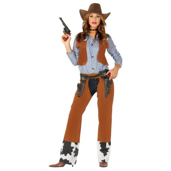 Disfraz Vaquera del Oeste adulta