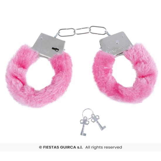 Esposas con Pelo Rosa con llave