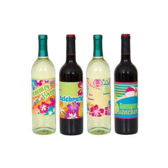 Etiqueta Botellas  Pack de 4 und