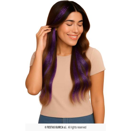 Extensiones de Pelo con Brillos - Fiestas Guirca