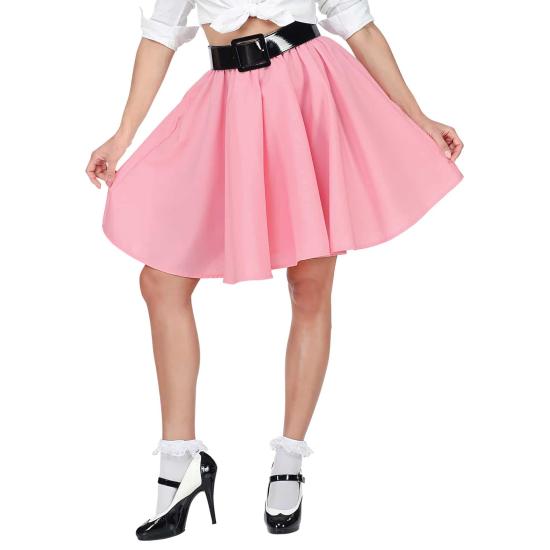 Falda en Raso Grease o Años 50