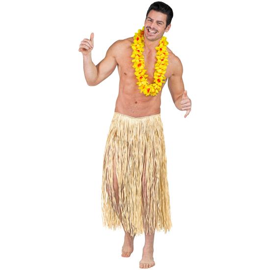 Falda Hawaiana de Paja Lujo 78 cms adultos
