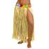 Falda Hawaiana Flores 75 cms  Paja