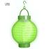 Farolillo de Tela Verde con Luces Led Blancas 15cms