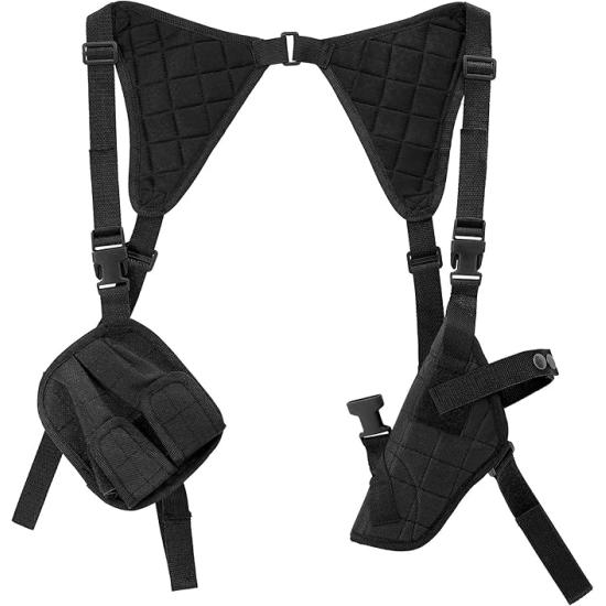 Funda Táctica Negra – Accesorio para Disfraces de Policía, SWAT y Militares