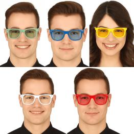 Gafas con cristales de color (5 colores distintos)