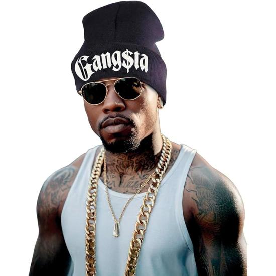 Gorro “Gangsta” Adulto Unisex – Accesorio de Disfraz Rap / Hip Hop