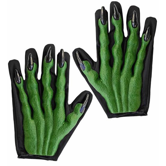 Guantes 3D Verdes para disfraces de terror
