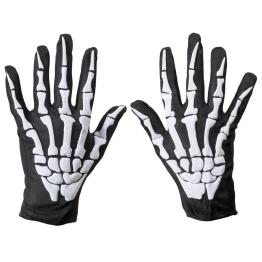 Guantes Esqueleto con Huesos Relieve