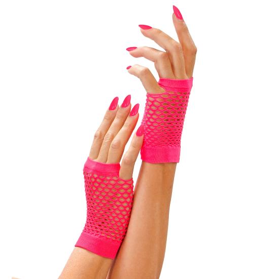 Guantes sin dedo Red Fluorescentes Rosa