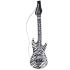 Guitarra hinchable zebra negra y blanca  107 cm C-1