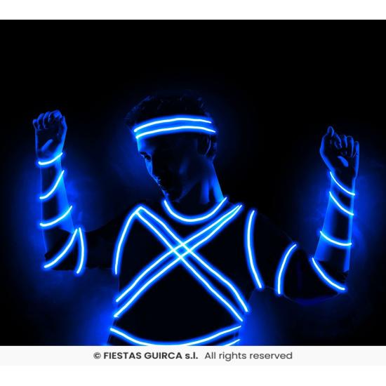 Hilo LED 5 Metros – Blanco y Azul