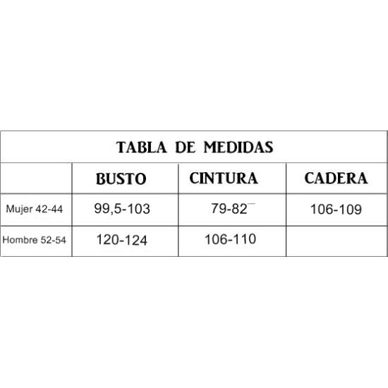 Disfraz adulto Bombero Rojo talla 52-54