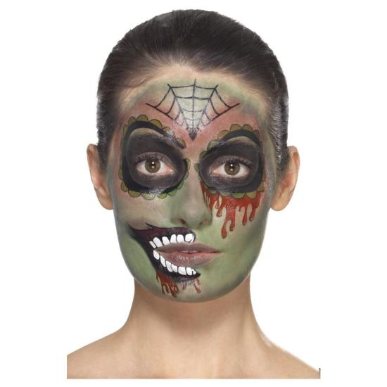 Kit de maquillaje para zombis del día de muertos