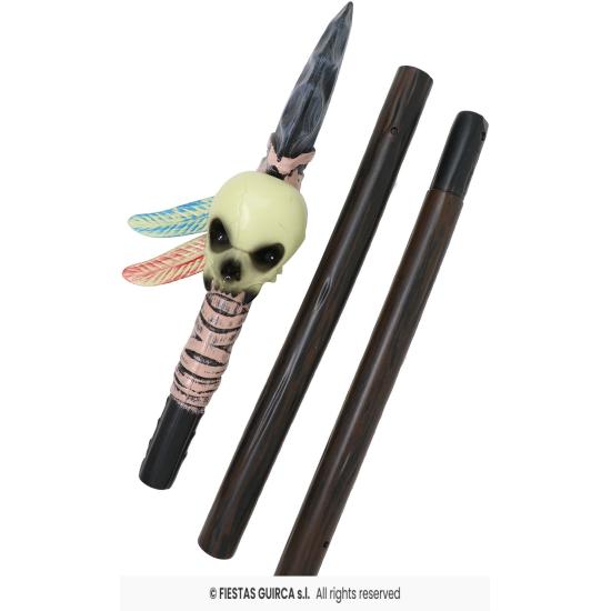 Lanza Indígena 120 cm Desmontable - Accesorio de Disfraz