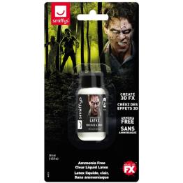 Látex líquido look zombi, sin amoniaco, Claro, 29.57ml