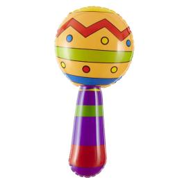 Maraca Hinchable con Campanilla 20 cm