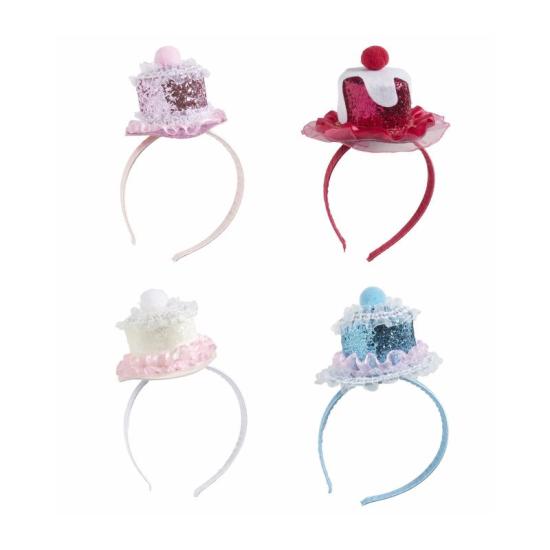 Mini sombrero Tarta brillante