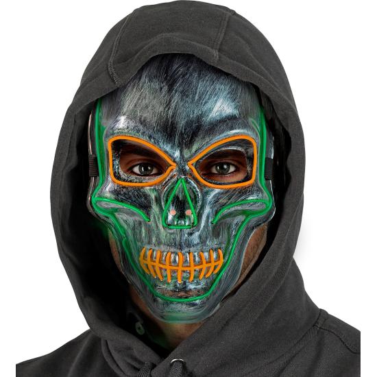 Máscara LED calavera color