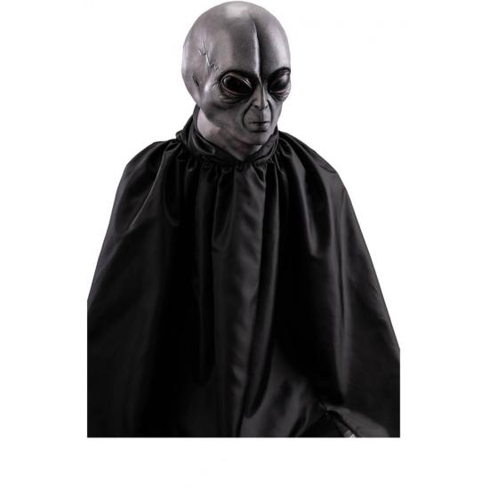 máscara de látex extraterrestre con solapa de cartón