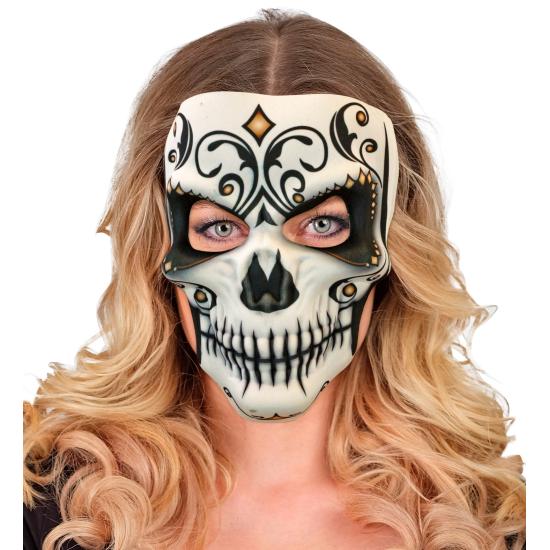 Máscara de Tela Señor Día de los Muertos