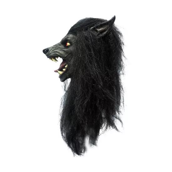 Máscara Hombre Lobo Black Moon 26594 Halloween Terror