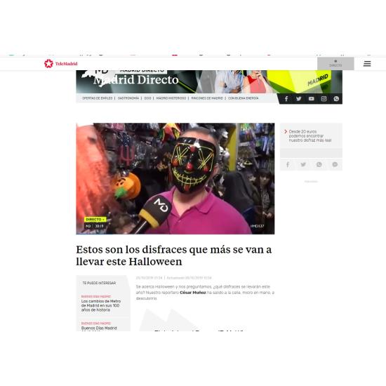 Máscara La Purga con Luz