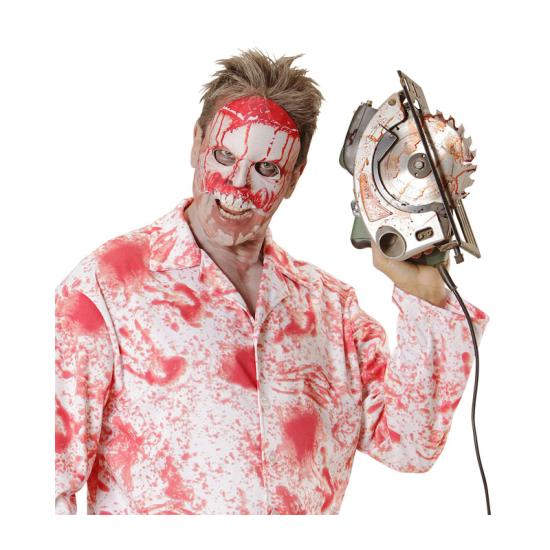 Máscara Psycho Ensangrentada en tejido sin Mentón