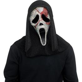 Máscara Sangrienta Ghost Face Bloody Bling – Terror con Brillo y Estilo