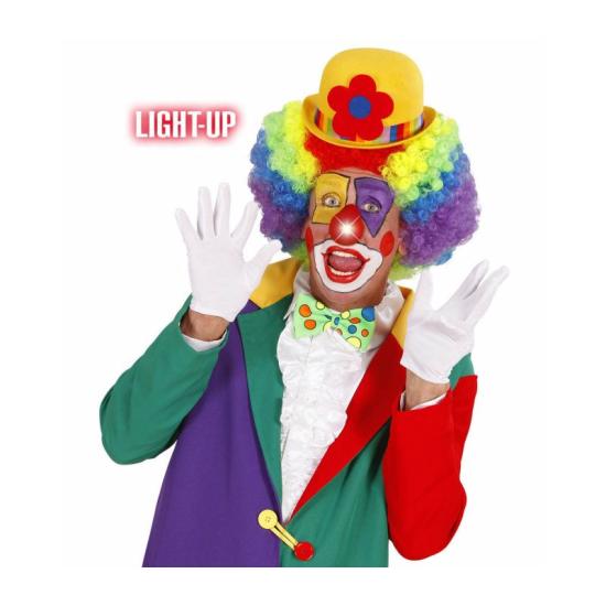 Nariz para disfraces de payaso luminosa.